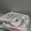 Orzbow Potty Training Seat, 2-IN-1 Toddler Potty Training Toilet with Step Stool, Stability Toilet Seat for Boys Girls with Splash Guard and Anti-Slip Pad, Adjustable Ladder & Potty Seat Height, Pink