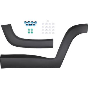 ApplianPar Rear Driver Side Wheel Fender Flare and Lower Door Molding Trim for Jeep Renegade 2015-2023