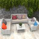 Outdoor Pillows Set of 2, 18''18''Waterproof Throw Pillow for Patio Furniture, Feathers and Down Filled Outside Decorative Pillows Inserts for Garden, Porch Swing, Couch and Sofa (Paisley Floral)