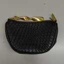 Half-Moon Straw Bucket Bag for Women | Woven Shoulder Purse | Casual Crossbody Handbag