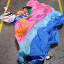 JOYIN Christmas Inflatable Santa on Flamingo Outdoor Decoration, Christmas Blow Ups Santa Inflatable Yard Decorations with Build-in LEDs for Xmas Decor, Yard Outdoor Garden Lawn Decor