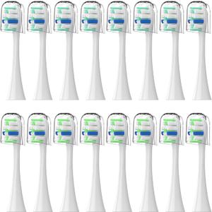 Replacement Toothbrush Heads for Philips Sonicare Replacement Heads, Electric Replacement Brush Head Compatible with Phillips Sonicare Electric Toothbrushes, 16 Pack