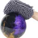 3 x Bowling Towel Shammy Pad - Wearable Soft Bowling Ball Towel, Dual-Sided Chenille & Microfiber Bowling Rag for Easy, Gentle Cleaning, Highly Absorbent Bowling Accessories for Men Women