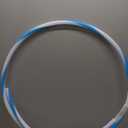 LED Hoop Dance Exercise Light Up Hoop for Kids Adults Children, Fitness Equipment Weight Loss Color Changing Lights, Hoop Hooper Gift(Two AA Batteries are Needed. Not Included), 36in-90cm Blue