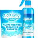 Splash Spray Multi-Purpose Cleaning Tablets - 5x Cleaning Tablets and Bottle Spray - Mix with Warm Water