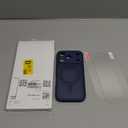 JJL for iPhone 17 Pro Case with 2 Pack Screen Protectors, Compatible with MagSafe, Full Camera Protection, Translucent Matte Magnetic Phone Cover, Deep Blue