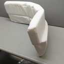 HOMBYS Wedge Pillow Headboard for Bed Gap,Foldable Bed Wedge Gap Filler Twin Size,Matterss Gap Filler,Multi Functional Bed Crack Pillow, Fill The Gap (0-7") Between Your Headboard and Mattress,White (Twin(39"x6"x6"))