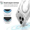 Speck GEMSHELL Grip +MS Case for iPhone 17 Pro Max - Clear/Clear | Slim Protective Grip | Drop Protection | MagSafe Compatible