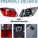 Tail Light Assembly For Honda Accord Sedan 2013 2014 2015
Tail Lamp with Bulb 33550-T2A-A01 Rear Lamp Tail light Left Driver Side