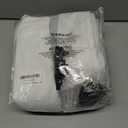 Off White 100% Blackout Pinch Pleated Linen Curtains 90 Inch Length 2 Panels for Living Room Bedroom 2 Layer White Light Blocking Thermal Insulated Pinch Pleat Room Darkening Curtains 90 Inches Long