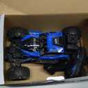 CROBOLL 1:12 Large Remote Control car for Boys Kids with Lifting Function,4WD RC Cars Electric Monster Truck Toy Gifts 4X4 Off-Road RC Rock Crawler 2.4GHz RC Truck with 2 Batteries (Blue)