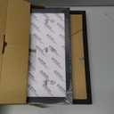 Egofine 11x14 Picture Frames Set of 4, Made of Solid Wood Covered by Plexiglass 5x7 and 8x10 with Mat or 11x14 without Mat, for Table Top Display and Wall Mounting Photo Frame Black