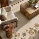 palohom 10x14 Area Rugs for Living Room: Washable Rug Stain Resistant Non Slip Low Pile Faux Wool Ultra Soft Lightweight Large Rugs for Bedroom Dining Room Under Table Rug Home Office Nursery Indoor