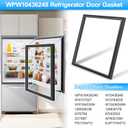 UPGRADED WPW10436248 Refrigerator Door Gasket Compatible with Whirlpool, KitchenAid, Maytag, Kenmore, Amana Refrigerator Door Gasket Seal W10436248 W10131327 W10164035 Fridge Fresh Door Gasket, Black