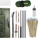 Universal Rifle Gun Cleaning Kit for 5.56mm .22Cal .223Cal .22LR,Include Gun Cleaning Supplies,50 6-inch Gun Cleaning Swabs