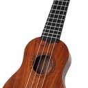 Raimy 17in Kids Ukulele Guitar - 4 Strings Mini Guitar Children Musical Instruments Educational Toys with Picks for Toddler Kids Boys Girls Beginner (Mahogany)