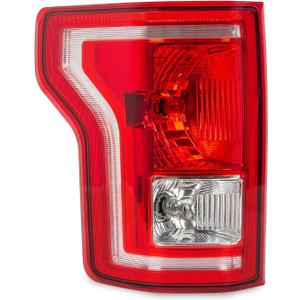 F150 Tail Light Compatible With Ford F-150 2015 2016 2017 Rear Brake Lights with Bulbs Left Driver Side Tail Lamps Replace FL3Z13405A-PFM, FO2800239