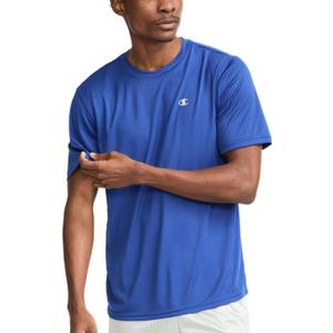 Champion Men's Double Dry Tee, Royal Blue, Small