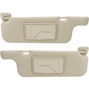 Car Sun Visor for ToyotaCorolla 2001 to 2007 Ninth Generation, Left Driver and Right Passenger Side, Gray Replaces