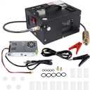 4500PSI Portable PCP Air Compressor, 12V DC/110V AC, Fast Inflation for Paintball, Air Rifle, Scuba Tank, Built-in Fan, Oil Free, Lightweight & Easy to Carry, Black Mixizap