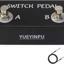 Dual Switch Pedal Momentary for Guitar Effect Pedal With TRS Cable (Unlatch Dual Switch)
