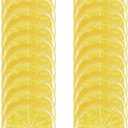 20pcs Fake Fruit Home House Kitchen Party Decoration Faux Fruit Props(Simulation Yellow Lemon Slices)