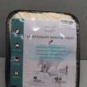 Puredown Blankets King Size - Soft Lightweight Down Blanket for Bed, Cozy Warm Luxury Bed Blanket with Satin Trim, Ivory (108"X90")