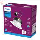 4 In. Retrofit White Led Recessed Light Kit, Daylight
