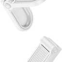 Portable Door Lock Home Security - Dual-Locking Mechanism, No Drilling Installation, Extra Wide Adhesive for Apartment, Hotel Use | Indoor/Outdoor Safety Device for Women & Families2-Pack