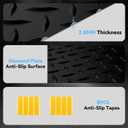 4x8 FT Garage Floor Mat, 2.8mm Thickened Diamond Plate