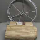 GO&SO 13 IN Drum Boho Lamp Shades Set of 2 Medium, Farmhouse Lamp Shade for Table Lamps Floor Lamp- 13" x 13" x 10" Spider Vintage Lampshade Decor,Natural Straw Shade Replacement,Assembly Required (Yellow - Straw Woven)