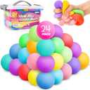 23 Pack Stress Balls for Kids Adults,Slow Rising Stress Ball, Fidget Toys for Anxiety Relief,Hand Therapy Sensory Squishy Ball,Bulk Squeeze Balls,Party Favors Classroom Prizes Goodie Bag Stuffers(2")
