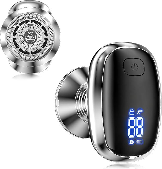 Electric Razors for Women Legs 3-Blade Shaver Heads Waterproof Rechargeable Shaver Multi-Use for Hair Removal on Legs Bikini Body (Silver)