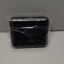 Travel Bottles with Case, 4x2oz TSA Approved, Leak-Proof, Press to Unlock, Compact & Portable Travel Toiletries (Black)