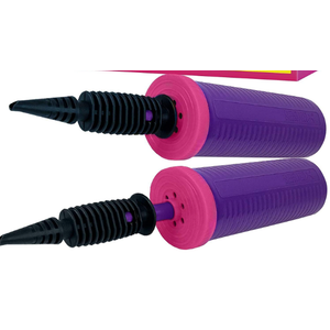 Balloon Pump Hand Held, Inflator Air Pump for Balloons - 4Way Dual Action, Pack of 4:: Friends can Help - Easy to Use, 100% Lifetime Satisfaction - Sturdy Ballon Inflator Pump