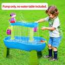 Dinosaur Battery Powered Water Table Pump Continuous Flow for Water Tables - Cordless, Rechargeable,No Damage Installation Outdoor Play Accessories for Kids (no Water Table Included)(Purple)