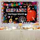 7x5ft Hispanic Heritage Month Decorations Hispanic Heritage Month Banner Latin American Backdrop Large Celebration Spanish National Decor for Classroom Home