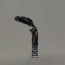 C&L Accessories Compatible with Google Pixel Watch/Pixel Watch 2 Band/Pixel Watch 3 41mm Band Beaded Gemstone Bracelet (Black Agate/White)