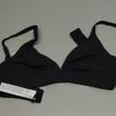 Organic Basics Women's Core Organic Cotton Triangle Bralette, Black, Small