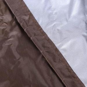 Garden Patio Furniture Cover Outdoor Lounge Chair Protection Covers, Durable 190 Silver Coated Fabric, Lightweight, AllWeather, Beige Color (Coffee)