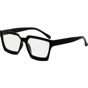 Eyekepper Multifocus Progressive Computer Readers Women - Noline Trifocal Reading Glasses Blue Light Filter Oversize Frame (Black)