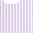 Hot Purple Striped Minimalist Aesthetic Lines Summer Pattern Case for iPhone 15