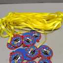Sratte Kindergarten Prek Preschool Graduation Medals for Kids, Bulk Kinder Pre-k Graduation Gifts with Yellow Ribbon, End of Year Student Gifts Party Favors Supplies, 2 Inch (Blue)
