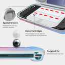 TCMOT Switch Carrying Case Compatible with 2025 Nintendo Switch 2, with 10 Games Cartridges Protective Hard Shell Travel Carrying Case Pouch for Console & Accessories, Blue