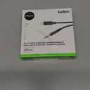 Belkin AV10172bt03-BLK 3.5mm Audio Cable With Lightning Connector, Black, Smartphone
