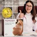 Momcozy Postpartum Recovery Essentials Kit, Labor Delivery Mom Care Kit, Self-Absorbent Disposable Underwear Nipple Nursing Pads Upside Down Peri Bottle Cold Pads Cooling Foam Canvas Bag Set (Red)