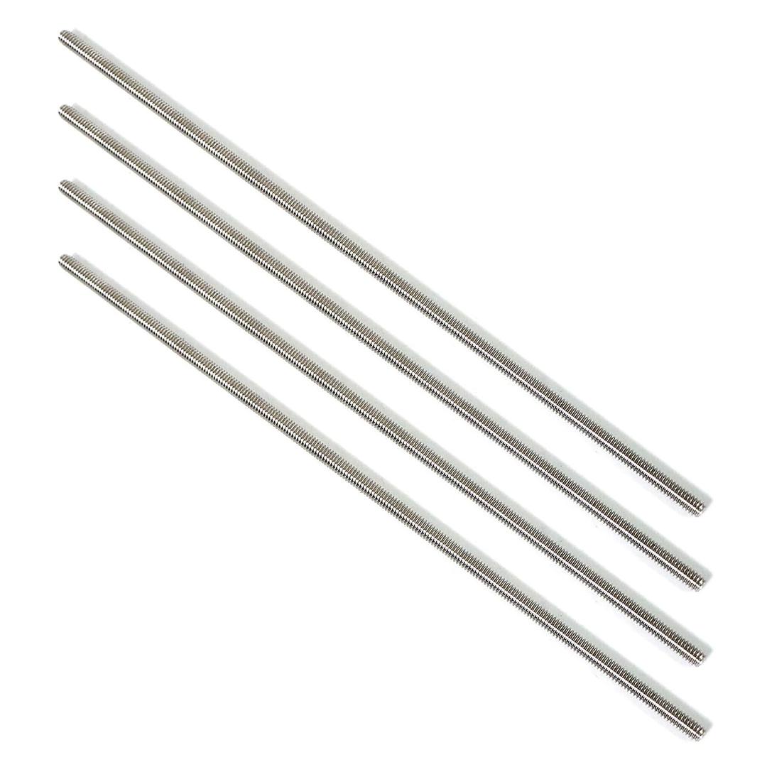 Stainless Steel Fully Threaded Rod, 3/8" -16 Thread Size, 48" Length, Right Hand Threads, 4 Pieces