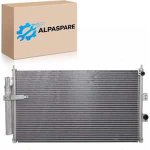 Air Conditioning A/C Condenser Compatible with Honda Civic 1.3L 2006-2009, Civic 1.8L 2006-2011,Civic 2.0L 2007-2011,Acura CSX 2.0L 2006-2011 80102SVAA03
