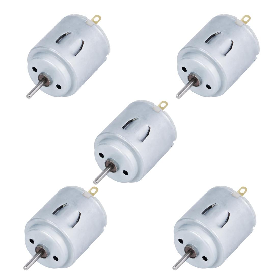 DC 3-6V Motors Electric Motor 260 Motor Mini Micro Motor Hobby Motor for Rc Car Boat Airplane, DIY Model, Science Project, 5Pcs