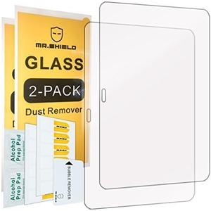Mr.Shield [2-PACK] Designed For Samsung Galaxy Tab 4 10.1 10inch [Tempered Glass] Screen Protector [0.3mm Ultra Thin 9H Hardness 2.5D Round Edge] with Lifetime Replacement
